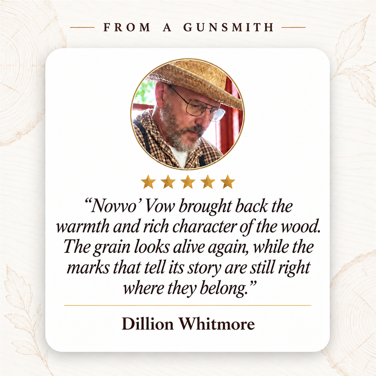 Novvo's Vow | Revive Dry Wood & Leather — No Stripping, No Sanding