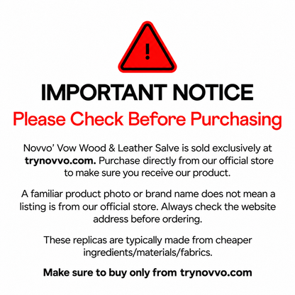 Novvo's Vow | Revive Dry Wood & Leather — No Stripping, No Sanding