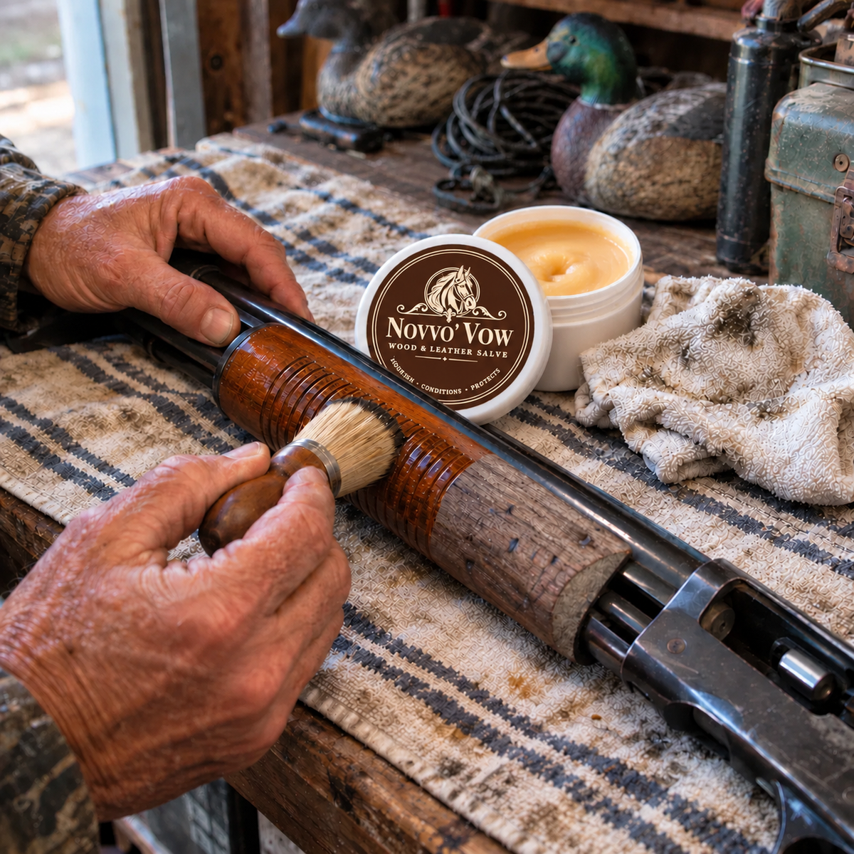 Novvo's Vow | Revive Dry Wood & Leather — No Stripping, No Sanding