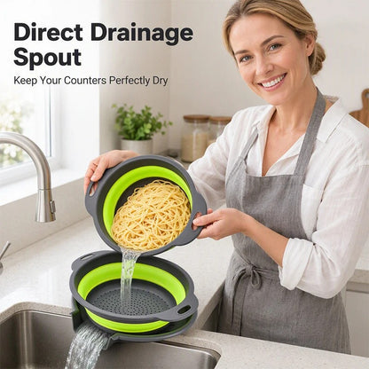 Collapsible Colander Set