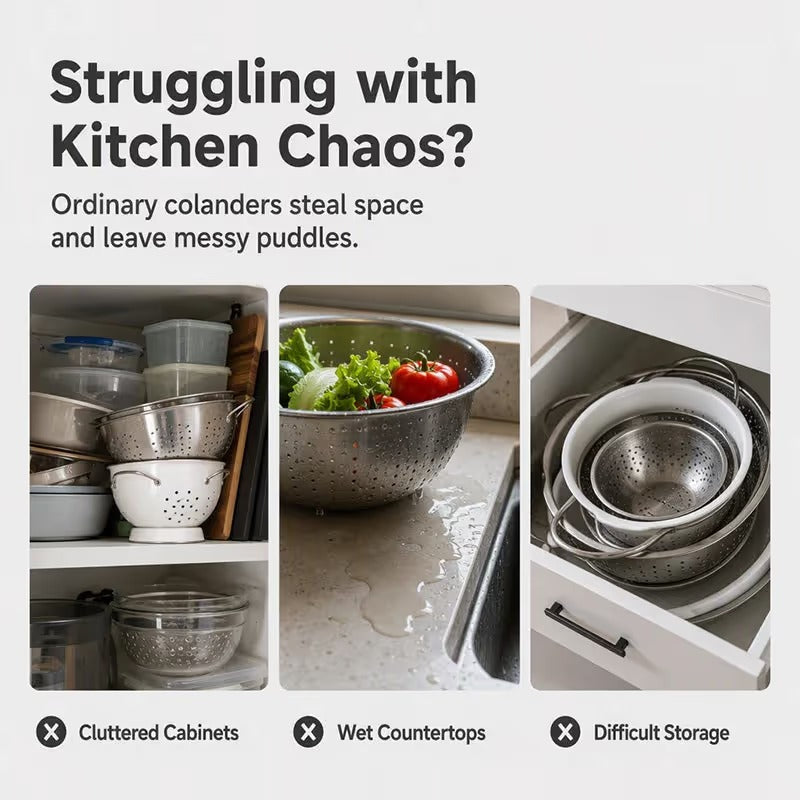 Collapsible Colander Set