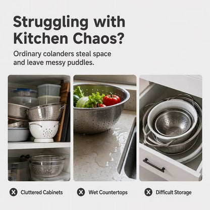 Collapsible Colander Set